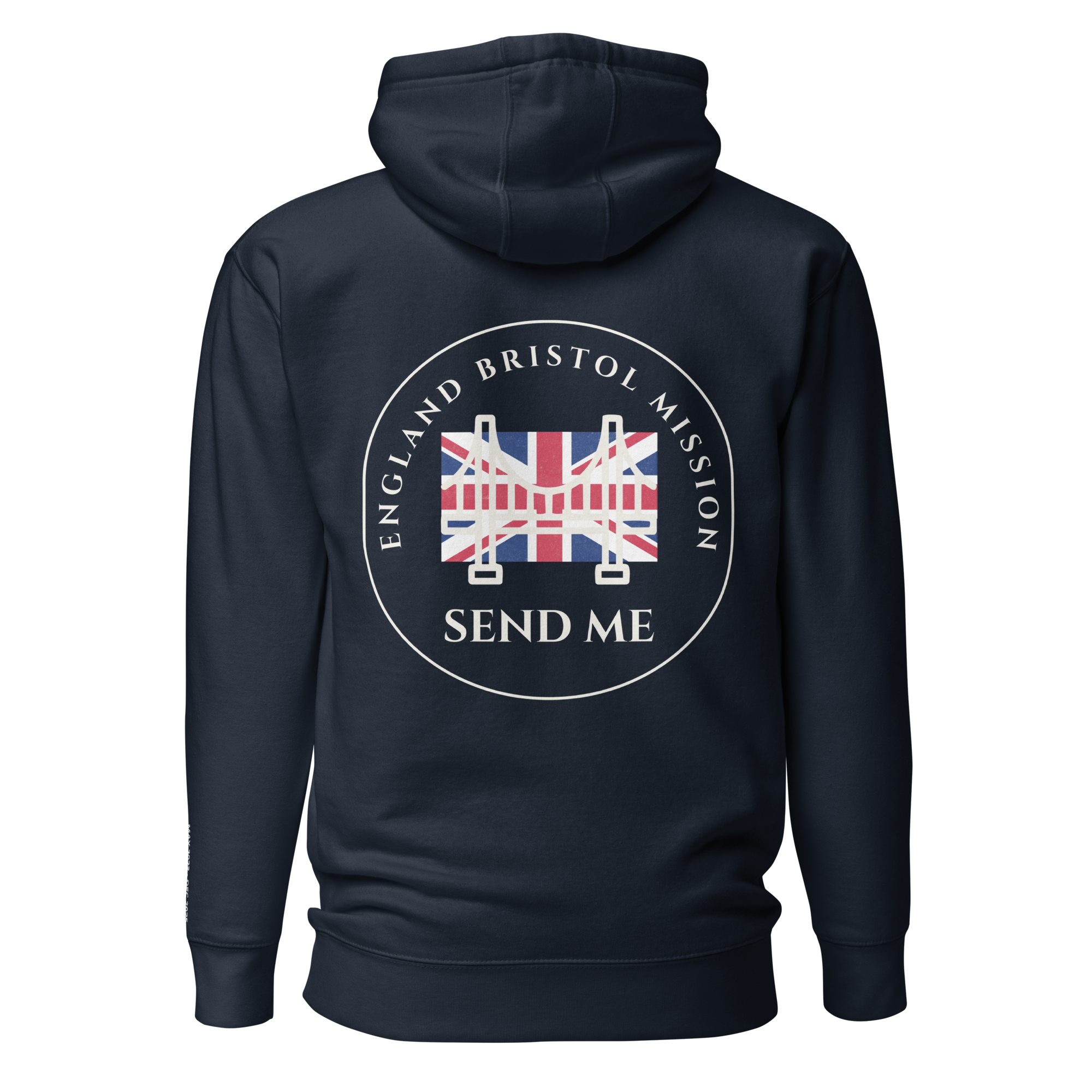 Mission Heritage hoodie mockup
